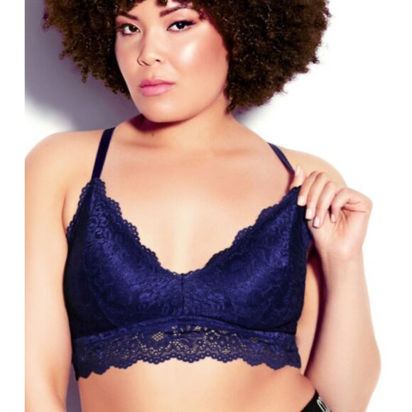 NWT City Chic CCX Intimate Bundle Bralette & 2 Thongs Size 20 - Picture 2 of 9